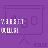 V.B.G.S.T.T. College Logo