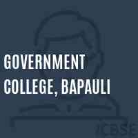 Government College, Bapauli Logo