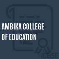 Ambika College of Education Logo
