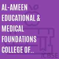 Al-Ameen Educational & Medical Foundations College of Engineering, Pune Logo