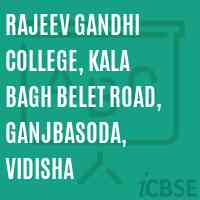 Rajeev Gandhi College, Kala Bagh Belet Road, Ganjbasoda, Vidisha Logo