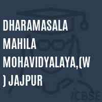 Dharamasala Mahila Mohavidyalaya,(W) Jajpur College Logo