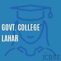 Govt. College Lahar Logo