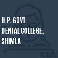 H.P. Govt. Dental College, Shimla Logo
