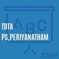 Tdta Ps,Periyanatham Primary School Logo