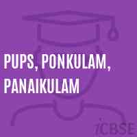Pups, Ponkulam, Panaikulam Primary School Logo