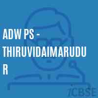 Adw Ps - Thiruvidaimarudur Primary School Logo
