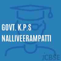 Govt. K.P.S Nalliveerampatti Primary School Logo
