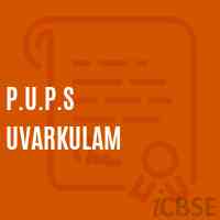 P.U.P.S Uvarkulam Primary School Logo