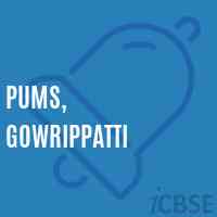 Pums, Gowrippatti Middle School Logo