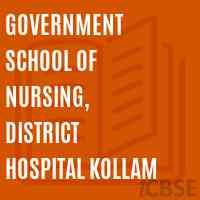 Government School of Nursing, District Hospital Kollam Logo
