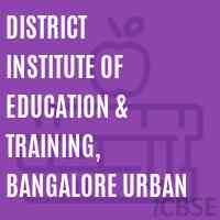 District Institute of Education & Training, Bangalore Urban Logo