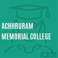 Achhruram Memorial College Logo