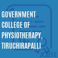Government College of Physiotherapy, Tiruchirapalli Logo
