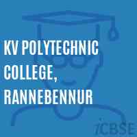 Kv Polytechnic College, Rannebennur Logo