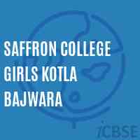 Saffron College Girls Kotla Bajwara Logo