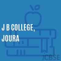 J B College, Joura Logo
