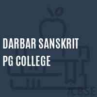 Darbar Sanskrit PG college Logo