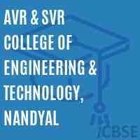 AVR & SVR College of Engineering & Technology, Nandyal Logo
