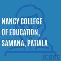 Nancy College of Education, Samana, Patiala Logo