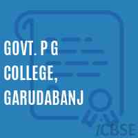 Govt. P G College, Garudabanj Logo