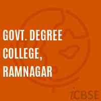 Govt. Degree College, Ramnagar Logo