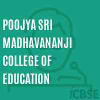 Poojya Sri Madhavananji College of Education Logo