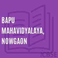 Bapu Mahavidyalaya, Nowgaon College Logo