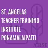 St. Angelas Teacher Training Institute Ponamalaipatti Logo