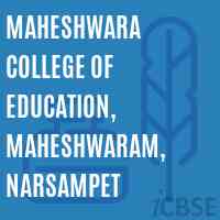 Maheshwara College of Education, Maheshwaram, Narsampet Logo