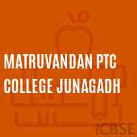 Matruvandan Ptc College Junagadh Logo