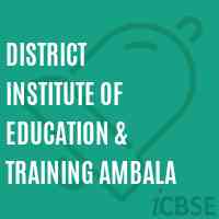 District Institute of Education & Training Ambala Logo