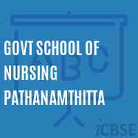 Govt School of Nursing Pathanamthitta Logo