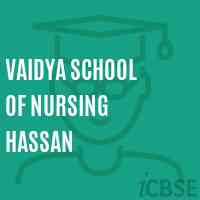 Vaidya School of Nursing Hassan Logo