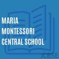 Maria Montessori Central School Logo