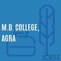 M.D. College, Agra Logo