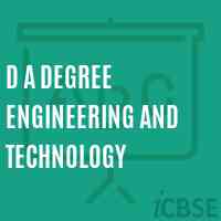 D A Degree Engineering and Technology College Logo