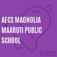 Aecs Magnolia Maaruti Public School Logo