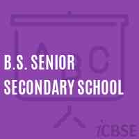 B.S. Senior Secondary School Logo