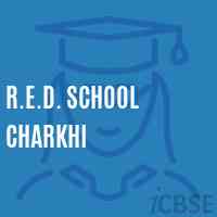 R.E.D. School Charkhi Logo
