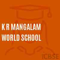 K R Mangalam World school Logo