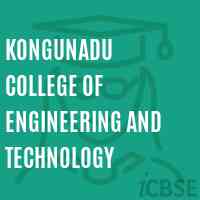 Kongunadu College of Engineering and Technology Logo
