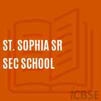 St. Sophia Sr Sec School Logo