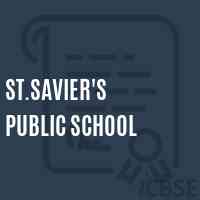 St.Savier's Public School Logo