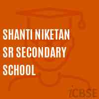 Shanti Niketan Sr Secondary School Logo