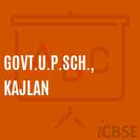 Govt.U.P.Sch., Kajlan Middle School Logo