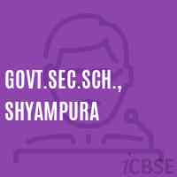 Govt.Sec.Sch., Shyampura Secondary School Logo