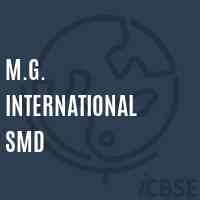 M.G. International Smd School Logo