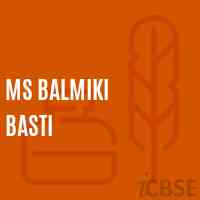 Ms Balmiki Basti Middle School Logo