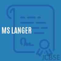 Ms Langer Middle School Logo